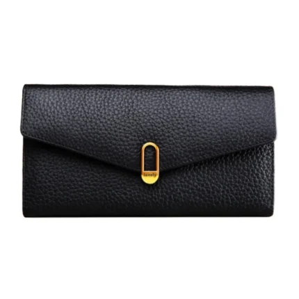 UNITYPUREMAX™ Luxury Women’s Genuine Leather Long Wallet – Cowhide Designer Card Holder 1