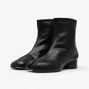 UNITYPUREMAX™ Women’s Luxury Genuine Leather Split-Toe Ankle Boots Handmade Winter Boots 1