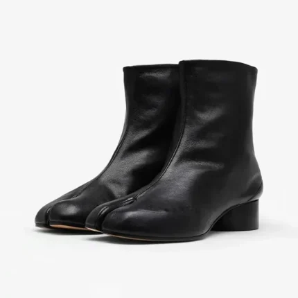 UNITYPUREMAX™ Women’s Luxury Genuine Leather Split-Toe Ankle Boots Handmade Winter Boots 1