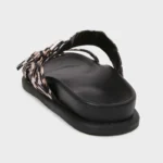 UNITYPUREMAX™ Women’s Leopard Print Platform Summer Slippers – Retro Beach Shoes 5