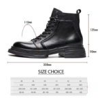 UNITYPUREMAX™ Genuine Leather Motorcycle Ankle Boots – Waterproof Motorbike Boots for Men & Women 2