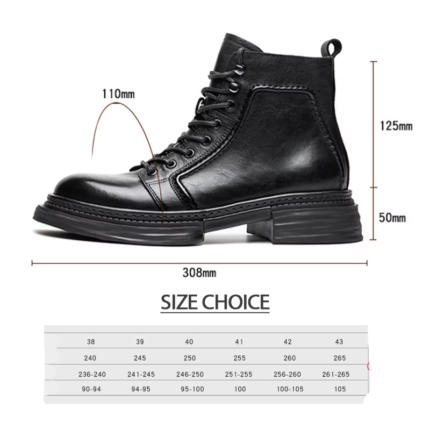 UNITYPUREMAX™ Genuine Leather Motorcycle Ankle Boots – Waterproof Motorbike Boots for Men & Women 2