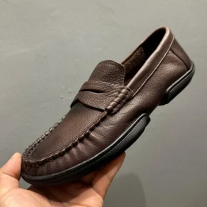 UNITYPUREMAX Cowhide Leather Slip-On Loafers | Men’s Summer Business Casual Shoes 1