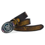 UNITYPUREMAX™ American Flag Eagle Leather Belt - Genuine Leather Casual Belt for Men & Women 2