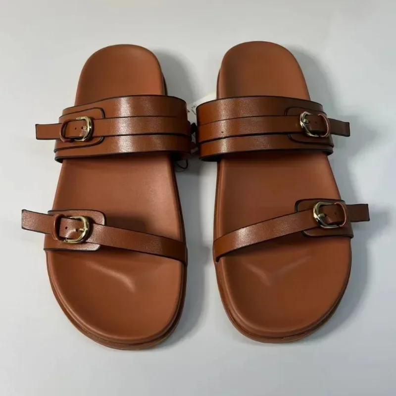 UNITYPUREMAX™ Women’s Buckle Strap Platform Slides – Summer Leisure Flat Slippers 2