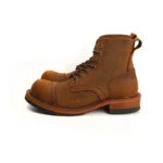 UNITYPUREMAX™ Men’s Vintage Handmade Cow Leather Tooling Ankle Boots – Round Toe Motorcycle & Winter Casual Boots 6