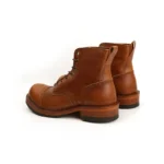 UNITYPUREMAX™ Men’s Vintage Handmade Cow Leather Tooling Ankle Boots – Round Toe Motorcycle & Winter Casual Boots 3
