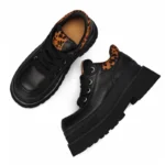 UNITYPUREMAX™ Men’s Height-Increasing Leather Derby Shoes – Genuine Leather Leopard Stitch Thick Sole Casual Style 4