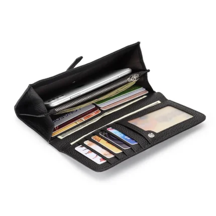 UNITYPUREMAX™ Women’s Genuine Leather Long Wallet – Multifunction Cowhide Clutch 2