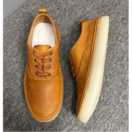 UNITYPUREMAX™ Men’s Breathable Cowhide Casual Shoes – Summer Low-Top Leather Footwear 2