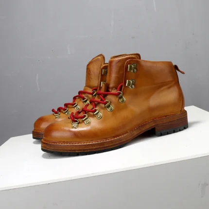 UNITYPUREMAX British Cowhide Leather Desert Boots | Handmade Men’s Outdoor & Work Ankle Boots 2