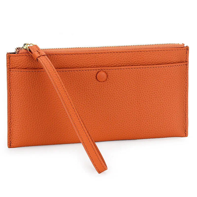 UNITYPUREMAX™ Thin Women’s Genuine Leather Long Wallet – Cowhide Zipper Phone Clutch 1 UNITYPUREMAX™ Thin Women’s Genuine Leather Long Wallet – Cowhide Zipper Phone Clutch 1