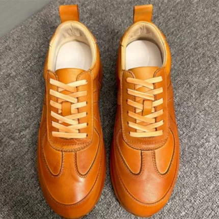 UNITYPUREMAX™ Handmade Cowhide Height Increasing Sneakers for Men 2