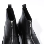 UNITYPUREMAX™ Men’s British Leather Chelsea Boots with Oblique Zipper | Handmade Tooling Boots 4