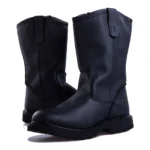 UNITYPUREMAX Goodyear Welted Mid-Calf Motorcycle Boots – Genuine Cowhide Retro Western Boots 5