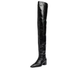 UNITYPUREMAX™ Women Over-the-Knee Skinny Boots | Pointed Toe Mid Heel Waterproof Boots 6