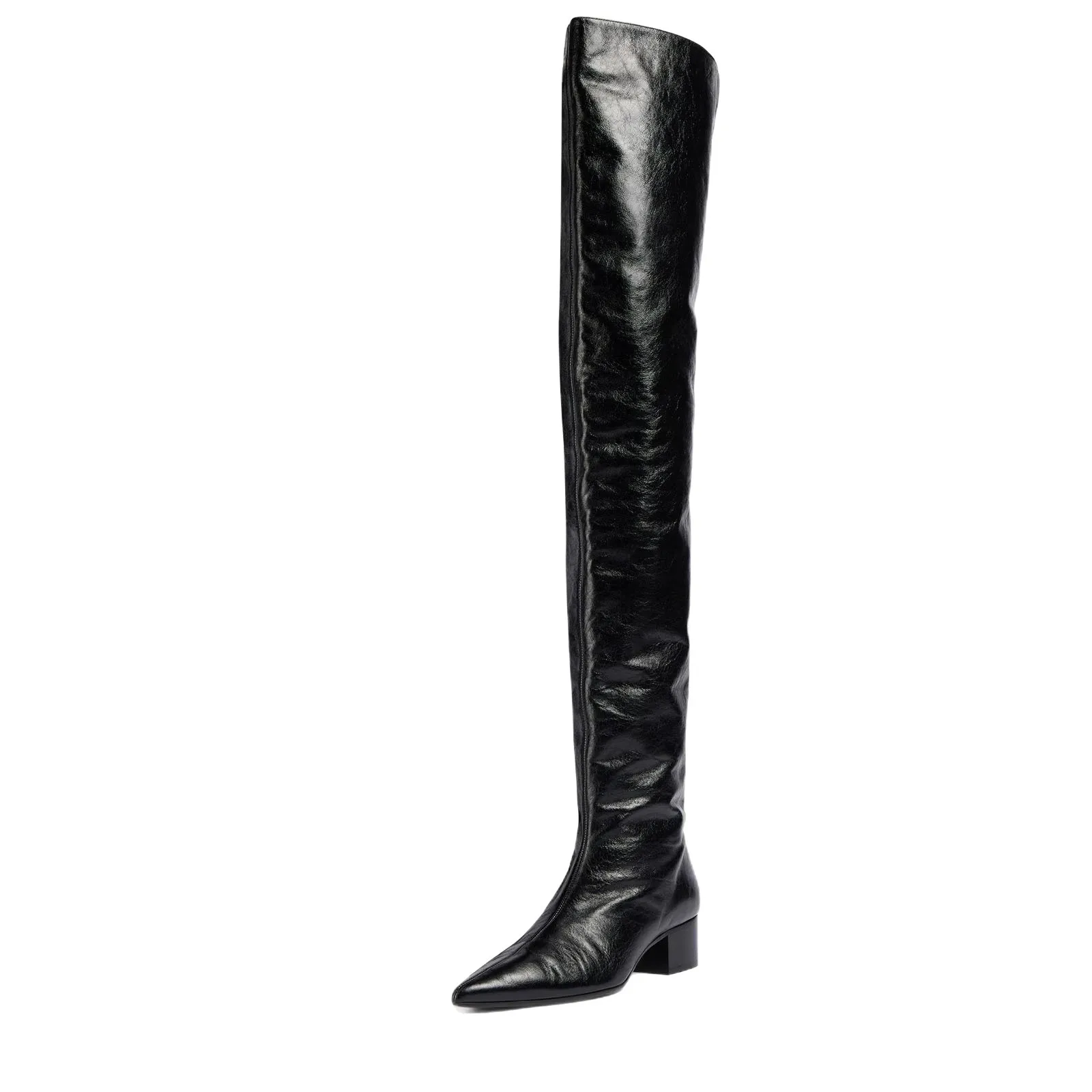 UNITYPUREMAX™ Women Over-the-Knee Skinny Boots | Pointed Toe Mid Heel Waterproof Boots 6