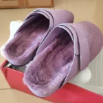 UNITYPUREMAX™ Women Winter Plush Mule Slippers | Faux Suede Outdoor Slippers 4