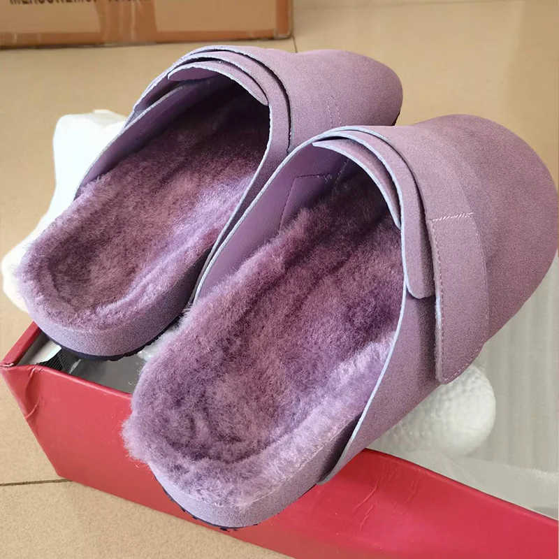 UNITYPUREMAX™ Women Winter Plush Mule Slippers | Faux Suede Outdoor Slippers 4
