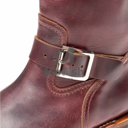 UNITYPUREMAX™ Men’s Vintage Engineer Motorcycle Boots | Genuine Cowhide Leather High-Top Work Shoes 1
