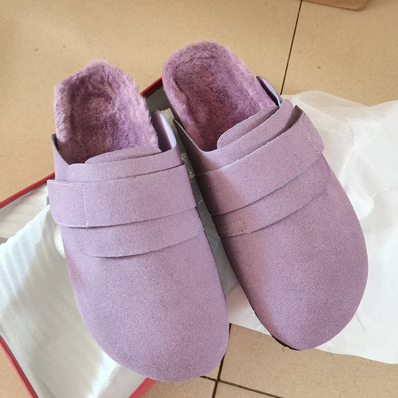 UNITYPUREMAX™ Women Winter Plush Mule Slippers | Faux Suede Outdoor Slippers 6