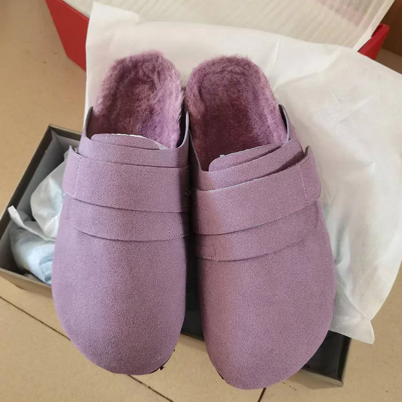 UNITYPUREMAX™ Women Winter Plush Mule Slippers | Faux Suede Outdoor Slippers 3