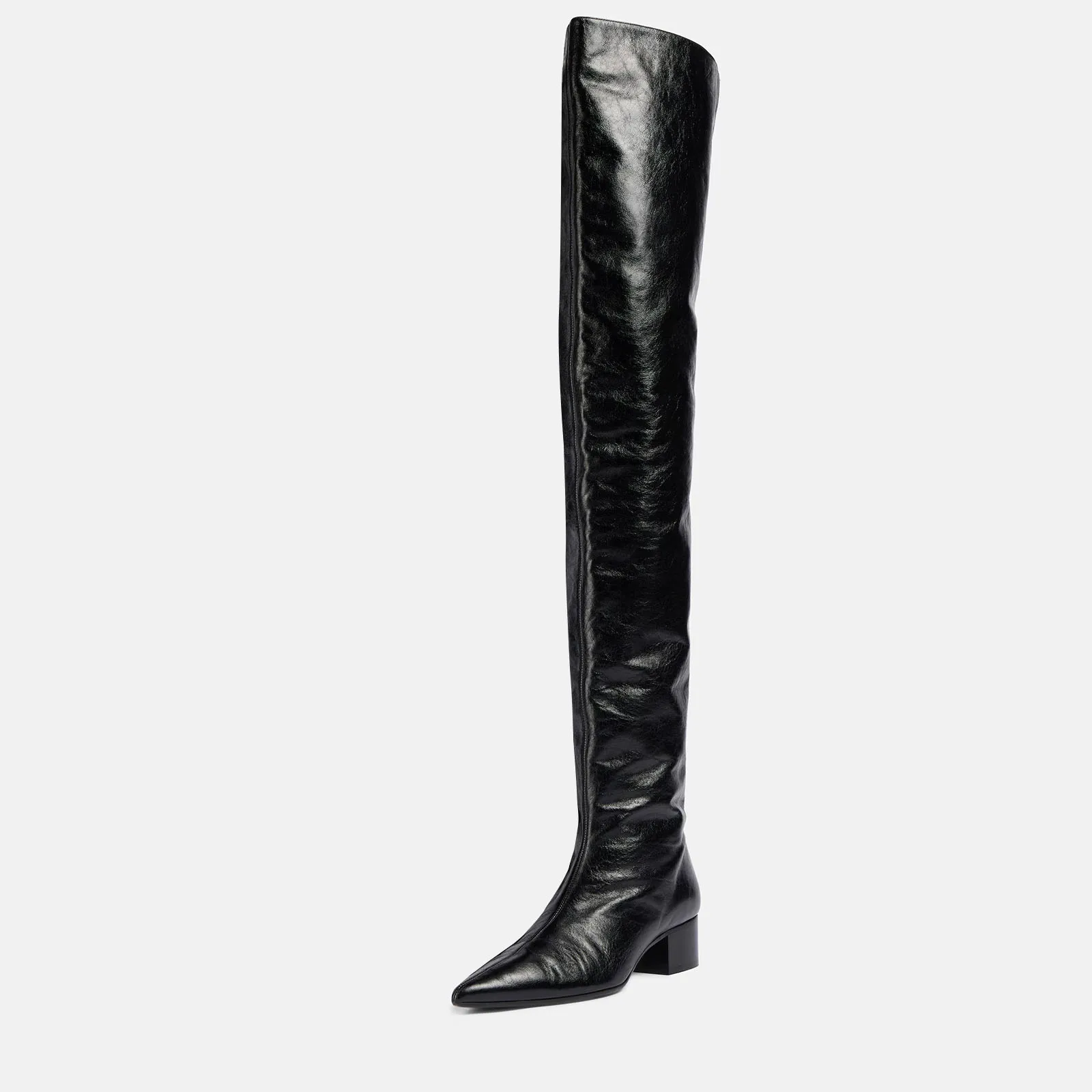 UNITYPUREMAX™ Women Over-the-Knee Skinny Boots | Pointed Toe Mid Heel Waterproof Boots 5