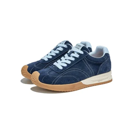 UNITYPUREMAX™ Women’s Cow Suede Athletic Sneakers – Non-Slip Flat Lace-Up Shoes 1