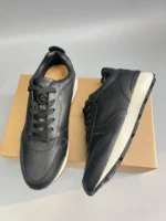 Men’s Minimalist Genuine Leather Sneakers – Waterproof Thick Sole Lace-Up Casual Shoes 5