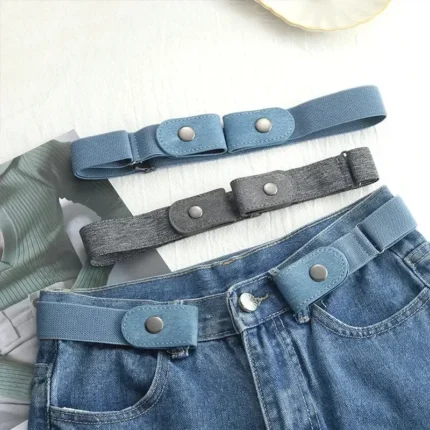 Invisible Elastic Waist Belt for Women | Buckle-Free Adjustable Stretch Belt | UNITYPUREMAX™ 1