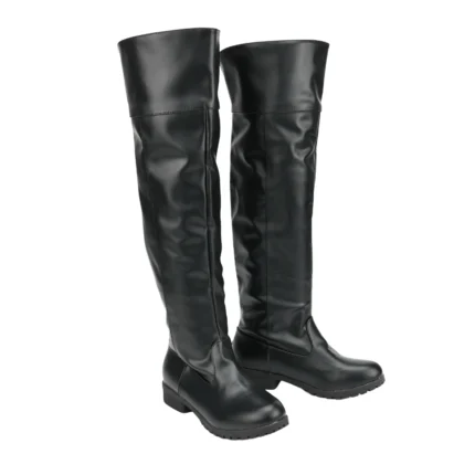 UNITYPUREMAX™ Men’s Medieval Knee-High Leather Boots – Renaissance Western Riding Costume Boots 3