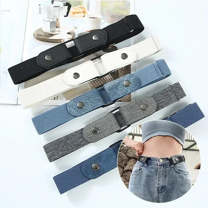 Invisible Elastic Waist Belt for Women | Buckle-Free Adjustable Stretch Belt | UNITYPUREMAX™ 2