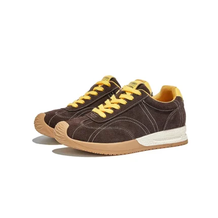 UNITYPUREMAX™ Women’s Cow Suede Athletic Sneakers – Non-Slip Flat Lace-Up Shoes 2