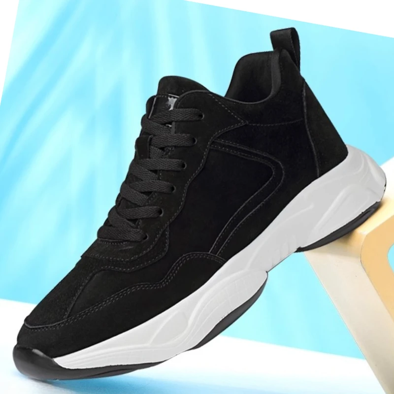 UNITYPUREMAX™ Men’s 8cm Height-Increasing High-Top Board Sneakers – Sports Leisure Shoes 3