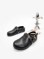 UNITYPUREMAX™ Vintage Genuine Leather Flat Sandals – Women’s Buckle Strap Slip-On 6