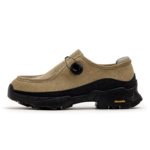 UNITYPUREMAX™ Men’s Vintage Khaki Cow Suede Low-Top Boots – Chunky Platform Shoes 6