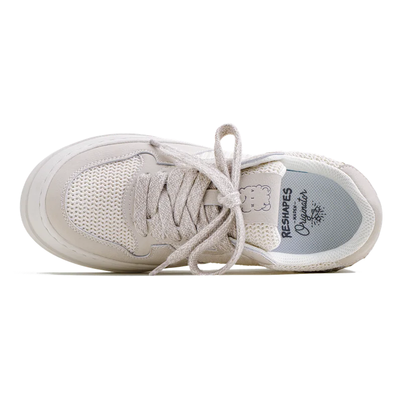 Velocity™ '95 Men's White Patchwork Chunky Sneakers - Breathable Street Style 6