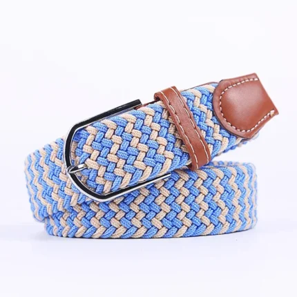 Unisex Woven Elastic Canvas Belt | Casual Braided Stretch Jeans Belt | UNITYPUREMAX™ 8