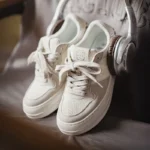 Velocity™ '95 Men's White Patchwork Chunky Sneakers - Breathable Street Style 1