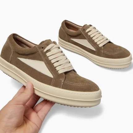 UNITYPUREMAX™ Low-Top Men’s Brown Suede Sneakers – Casual Platform Walking Shoes