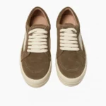 UNITYPUREMAX™ Low-Top Men’s Brown Suede Sneakers – Casual Platform Walking Shoes