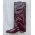 UNITYPUREMAX™ Oversized Knight Knee-High Boots – Square Toe Thick Heel Women’s Boots 3