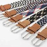 Unisex Woven Elastic Canvas Belt | Casual Braided Stretch Jeans Belt | UNITYPUREMAX™ 2