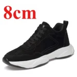 UNITYPUREMAX™ Men’s 8cm Height-Increasing High-Top Board Sneakers – Sports Leisure Shoes 1