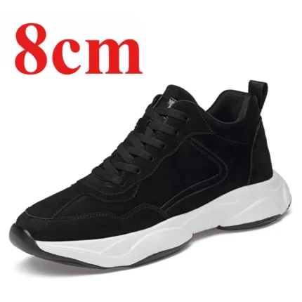 UNITYPUREMAX™ Men’s 8cm Height-Increasing High-Top Board Sneakers – Sports Leisure Shoes 1
