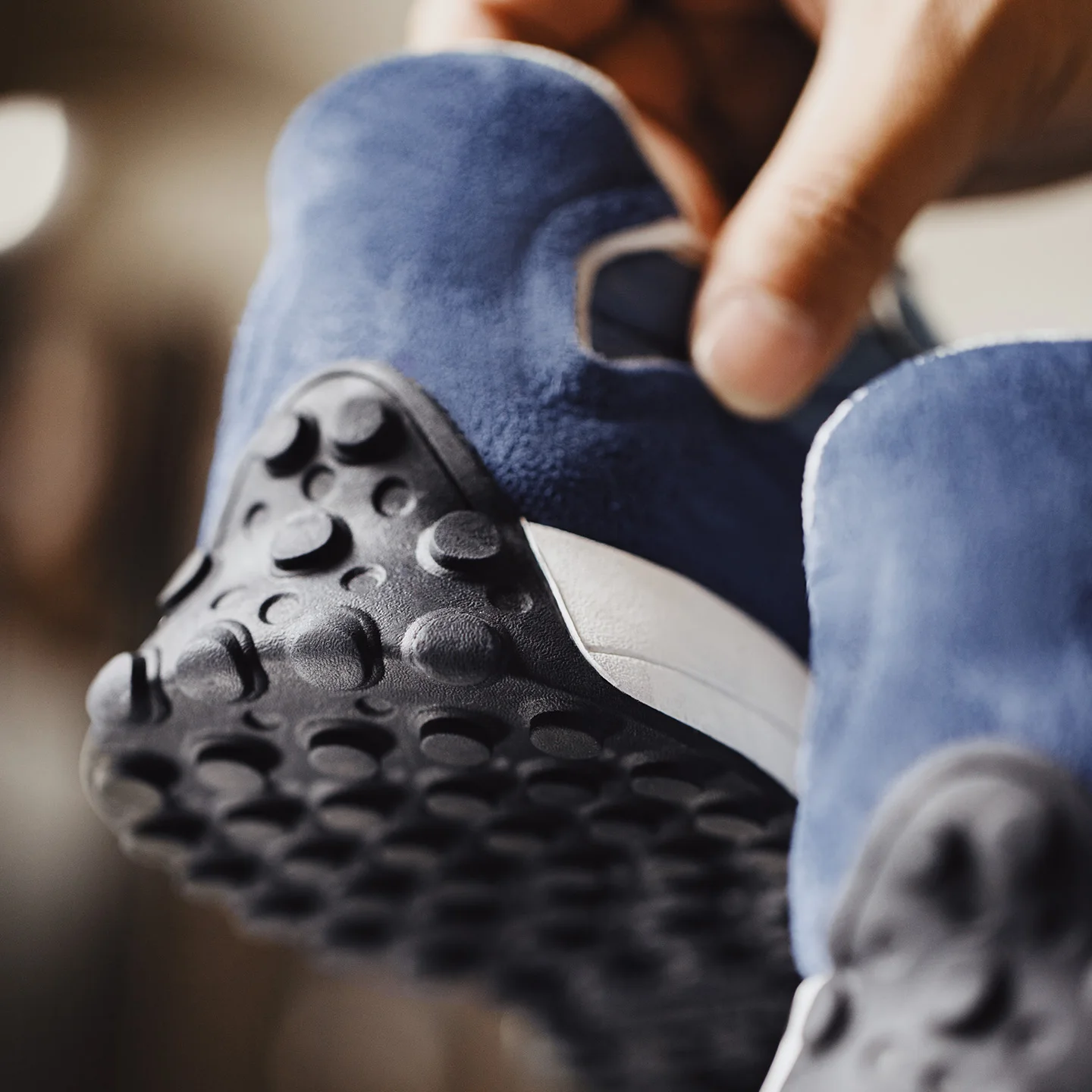 EchoStride™ '65 Retro Denim Joggers - Blue Patchwork Sneakers - Dad Shoes Style for Spring Autumn 5