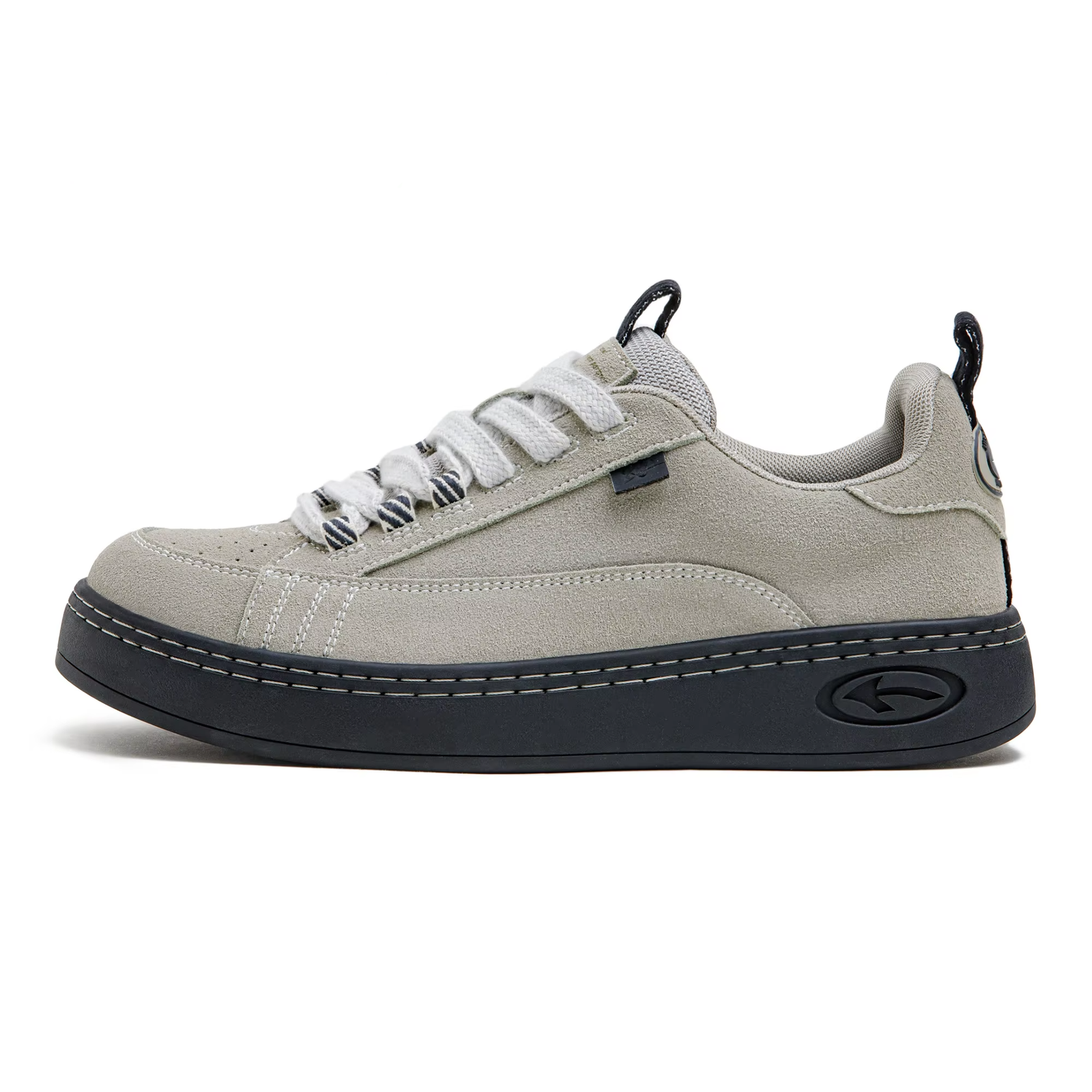 Apex™ Mens Grey Chunky Platform Sneakers - Retro Height-Increasing Shoes 6