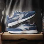 EchoStride™ '65 Retro Denim Joggers - Blue Patchwork Sneakers - Dad Shoes Style for Spring Autumn 1