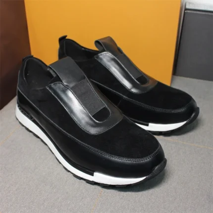 UNITYPUREMAX™ Men’s Casual Genuine Leather Slip-On Shoes – Breathable Bling Handmade Fashion Sneakers 2