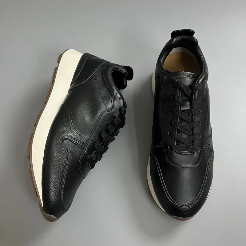 UNITYPUREMAX™ Nordic Leather Vulcanized Sneakers – Men’s Breathable Lace-Up Casual Shoes 10